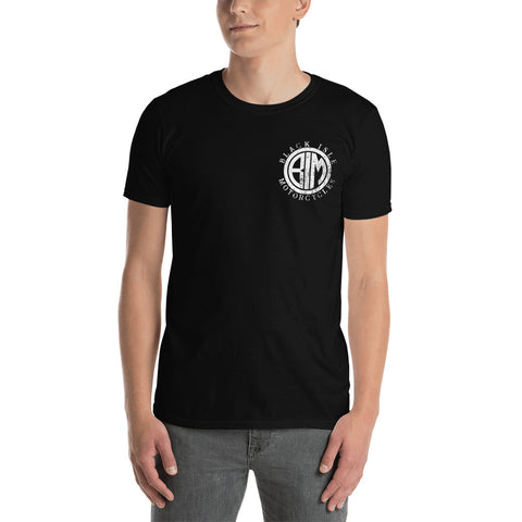 Logo Pocket Print Rustic Front/Back Unisex T-Shirt