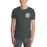 Logo Pocket Print Rustic Front/Back Unisex T-Shirt